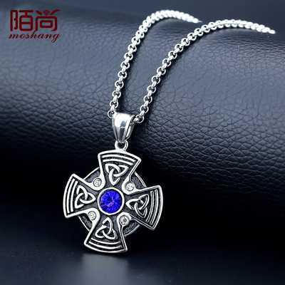 长款十字架项链