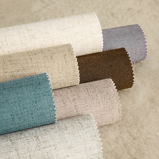 亚麻 客厅卧室电视背景壁布无纺布墙布 现代简约墙布素色亚麻无缝墙布