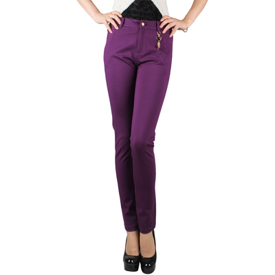 14年秋冬千姿秀女裤修身显瘦铅笔裤ol中腰休闲西裤时尚长裤fq9135