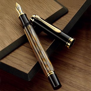 玳瑁pelikan德国百利金m101n红玳瑁14k金尖钢笔套装 特别收藏版 礼盒