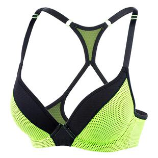 金汤活力动感炫彩休闲户外运动内衣女工字背心式微聚拢文胸罩