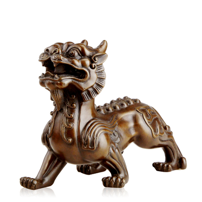 铜欣祥开光纯铜貔貅摆件辟邪兽家居风水摆件 现代中式 招财化煞旺财铜