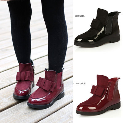 儿童黑色皮鞋女童