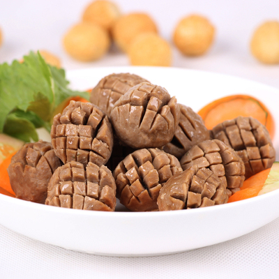 雄丰开花牛肉丸 500g冷冻生鲜丸子一煮即开花有劲道爆炒烧烤火锅