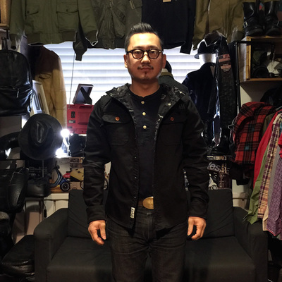 诺顿(norton)摩托车军事题材刺绣男装费尔德长袖衬衫帽衫