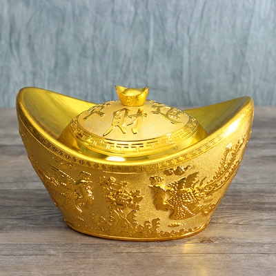 影楼摄影道具创意金元宝喜庆古装主题婚纱摆设情侣儿童室内大摆件