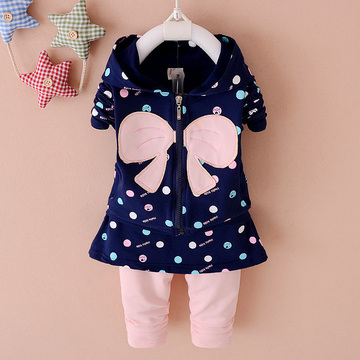 一两周岁半女宝宝春装套装童装小孩衣服0-1-2-3岁9个月女装公主裙