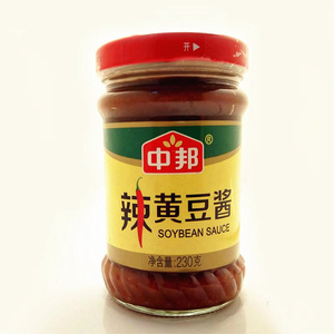 中邦辣味黄豆酱230g 鲜甜味拌面已售0件