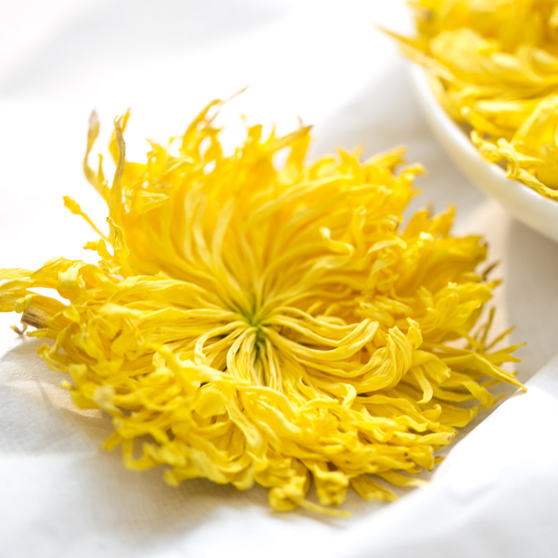 金丝皇菊精选大菊花茶 一朵一杯金丝黄菊 修水原产地花草茶贡菊