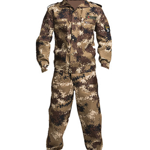 户外春秋款学生军训cs拓展野战丛林服劳保男女通用迷彩作训服套装