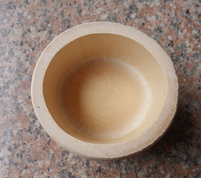 新鲜竹碗竹筒碗竹杯 儿童碗 天然健康竹子碗环保竹制品 直径6-8cm