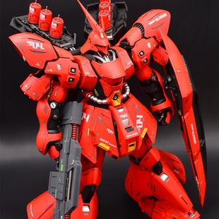 喷漆 高达代工成品pg msn04 1/60 sazabi 沙扎比上色gk树脂模型喷漆