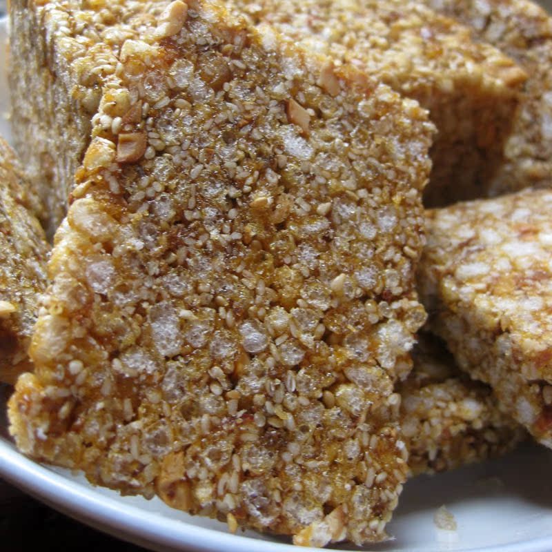 湘缘湖南祁阳特产农家纯手工自制白芝麻糖传统糕点点心糖芝麻片