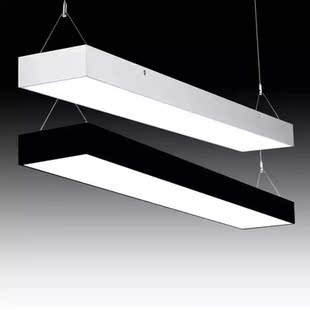 日光灯 led办公灯具吊装灯会议室吸顶日光灯120*10 30 25 公分18w36w