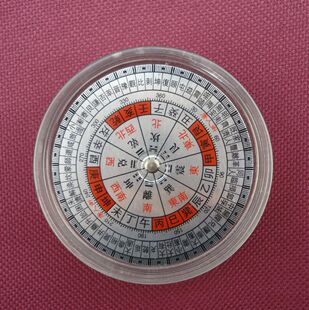 李居明全自动水晶风水罗盘便携式指南针罗经罗庚测试方位吉祥物品