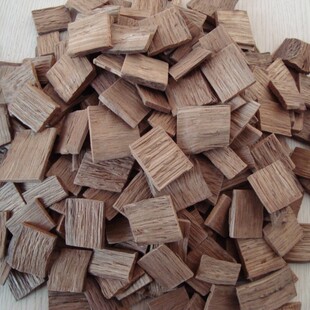 橡木 法国散装中度烘烤橡木片 自酿葡萄酒铺料橡木片100克 橡木片