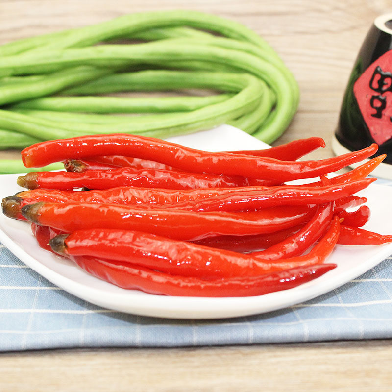 二荆条泡椒24斤整箱包邮 四川泡海椒/泡辣椒/老坛泡红椒/川菜调料