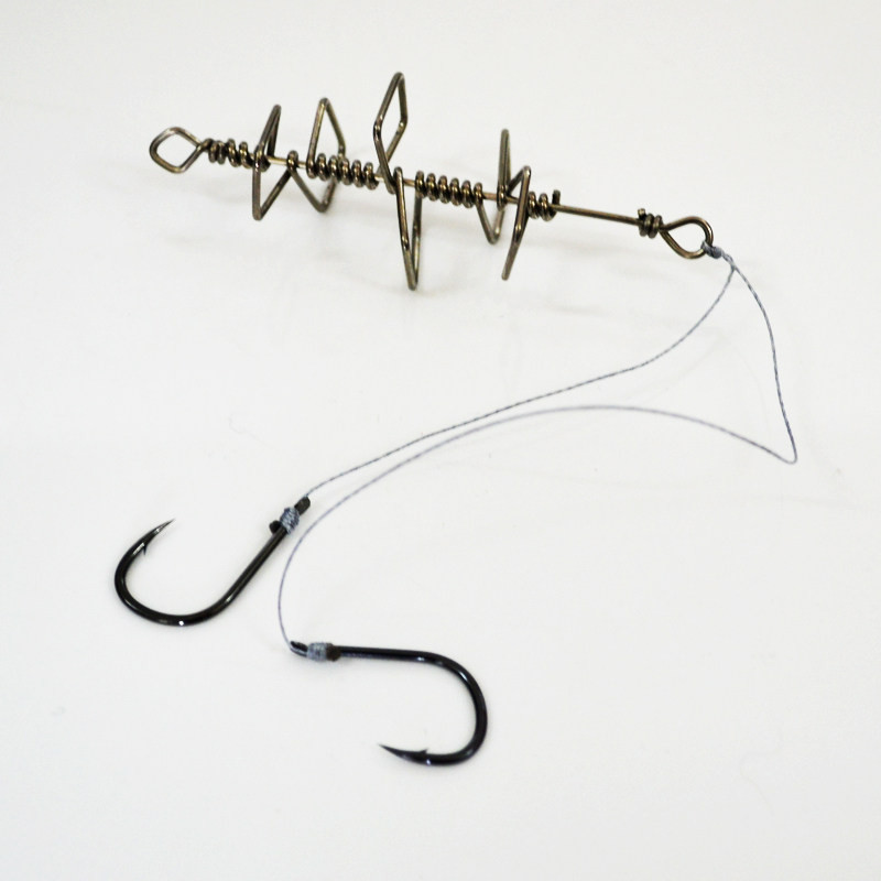 千岛湖狼牙棒 不锈钢 鲢鳙钓组 鲢鱼 海竿抛竿 鱼钩 水怪 爆炸钩