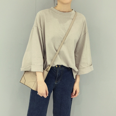 大袖t恤/大袖t恤价格,图片,品牌,搭配_淘粉吧