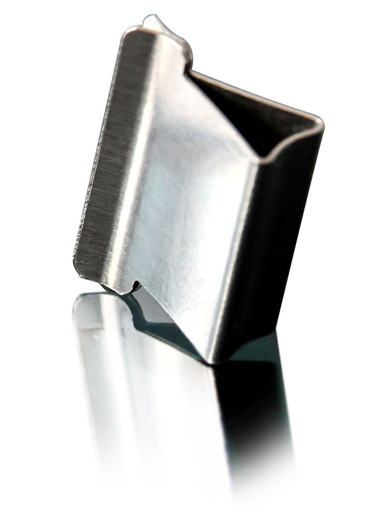 得力(deli) 推夹器补充夹子 办公财务用品 文具1卡装(50个)