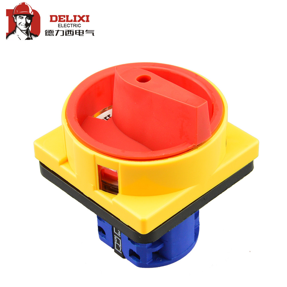 德力西20a转换开关 lw26gs-20/04m2 挂锁型电源切断转换开关