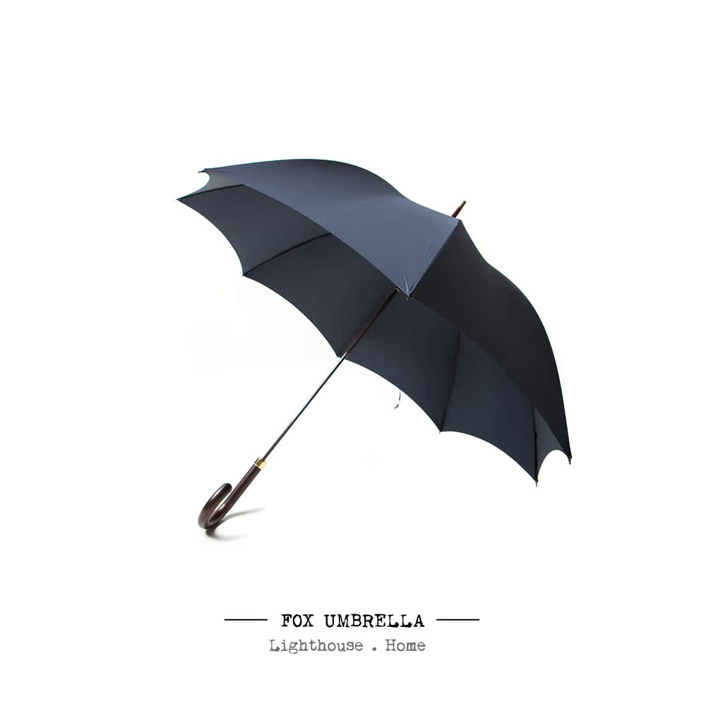 代购fox umbrella 英国手工制 天然枫木柄现代绅士雨伞 gt2