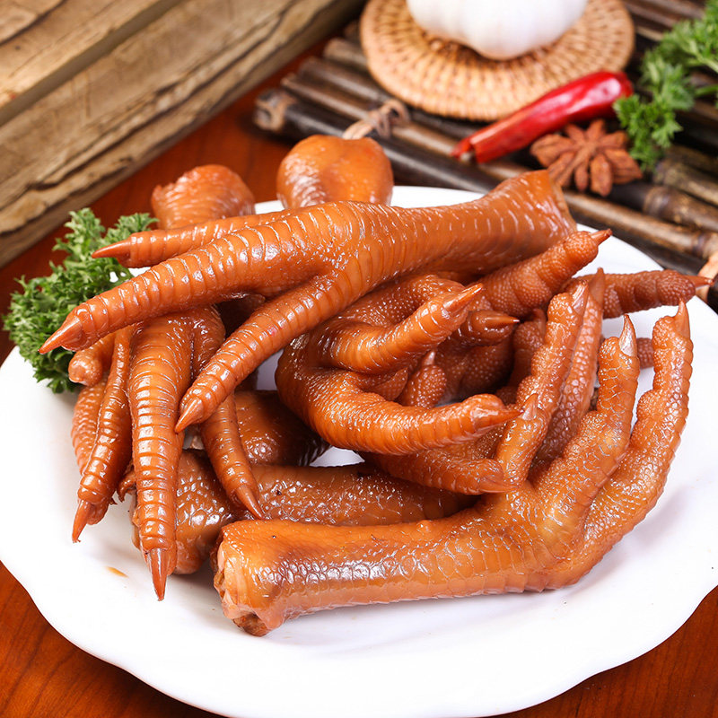 沈阳特产阿雷鸡爪300g特价凤爪卤味鸡爪零食 真空包装3袋免邮