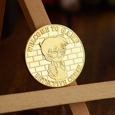 名侦探柯南纪念币 日本动漫画周边 鸟取县 小学馆 限定收藏 金币