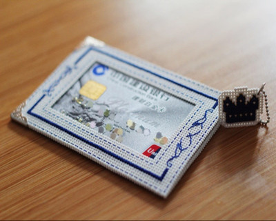 法国dmc十字绣套件手工 公交通卡 银行卡 卡套 十二星座 多功能