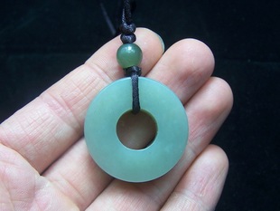 和田玉挂件 男人的环