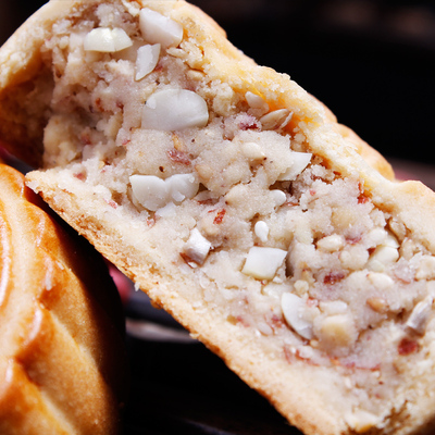 卢师傅 花生酥月饼 京式月饼 永城特产糕点 75g*10个包邮