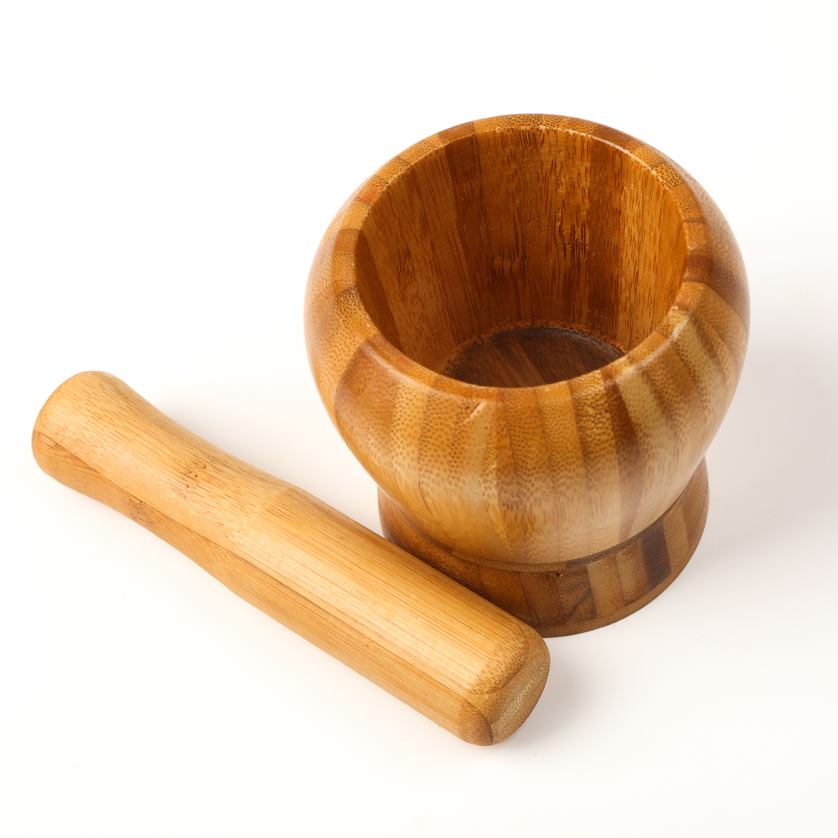 味家捣蒜罐竹木压蒜器捣蒜罐蒜臼子捣蒜器捣蒜臼家用压蒜器蒜泥器