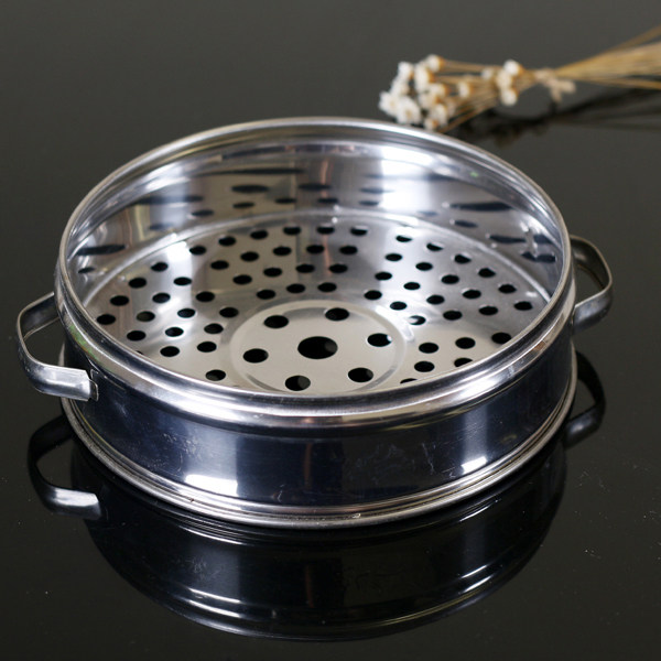 沙县不锈钢蒸笼蒸饺提手小笼包蒸笼 手柄蒸屉蒸格 蒸锅适家用商用