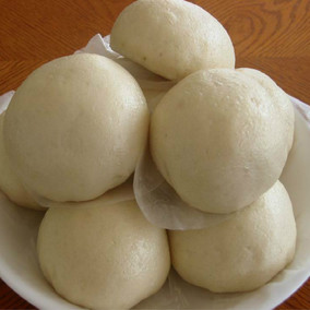 山东手工老面馒头麦香饽饽 小麦粉馍馍 菏泽单县面食包子一份15个