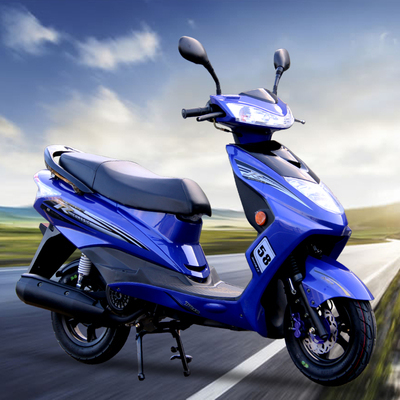 全新踏板车摩托车125cc踏板车助力车燃油车摩托车轻骑汽油踏板车