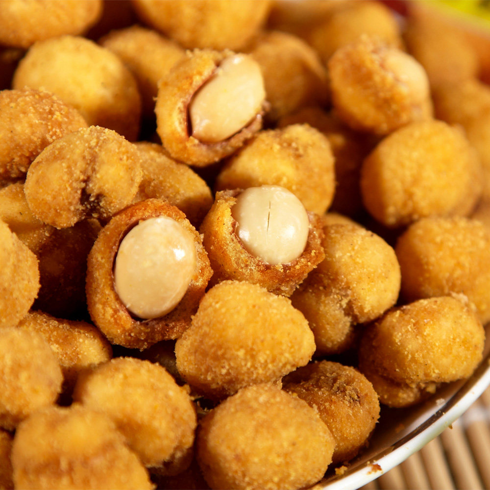 傻二哥多味花生牛肉味32g 花生米花生豆炒货办公室零食下酒菜小吃