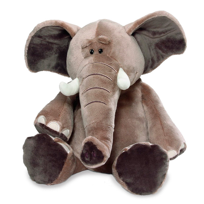 nici wild friends 大象公仔毛绒玩具玩偶专柜正品创意长鼻大象