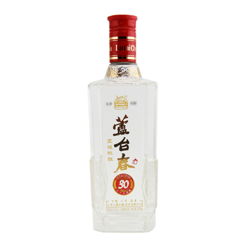 芦台春 五粮三十年陈酿 52度 浓香型 白酒 500ml*4整箱装
