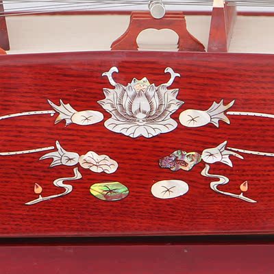 纯手工制作402色木扬琴 红麦草贴花工艺 练习演奏专业 赠送配件