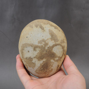 《脸谱》青碧玉/抽象人物脸/广西/右江/邕江/奇石/红水河/大湾石