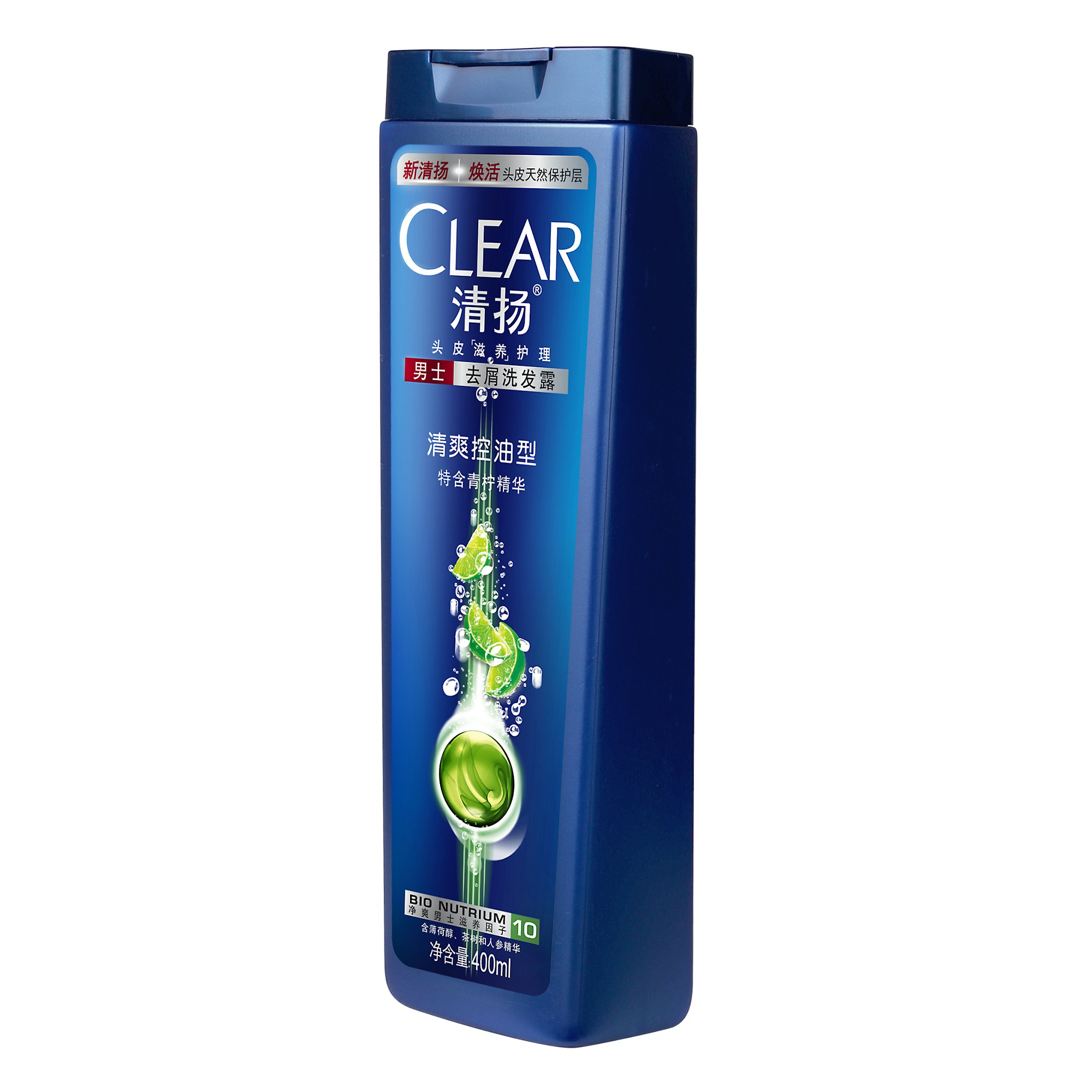 clear/清扬男士去屑洗发露清爽控油型400ml 去屑控油洗发水