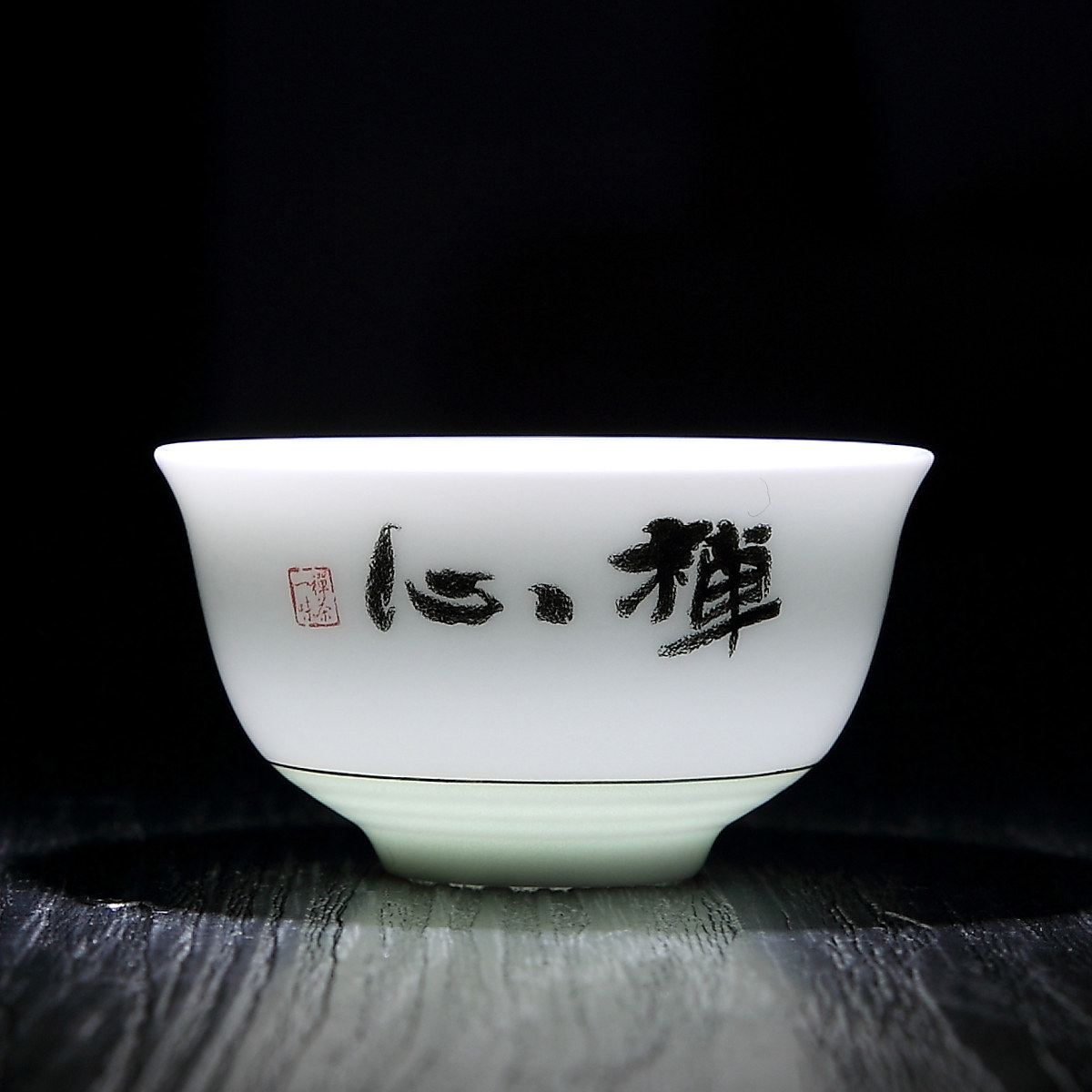 邱公子金镶玉家用茶具功夫茶杯陶瓷品茗杯单杯主人杯小杯子10只装