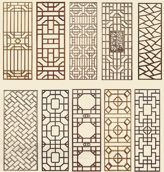 東陽木雕中式實木花格仿古門窗戶鏤空雕花隔斷背景牆掛落吊頂裝修