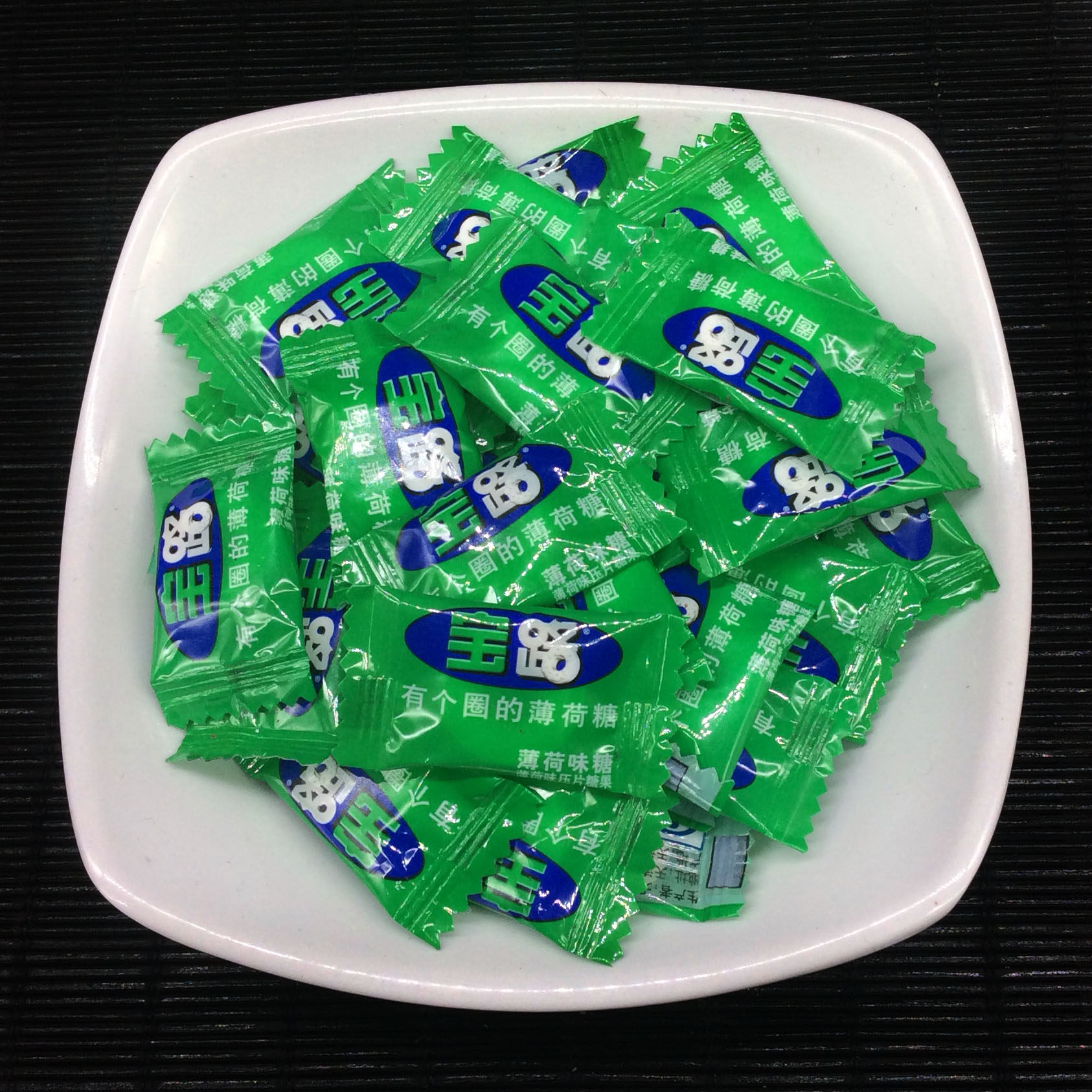 雀巢袋装天津宝路polo有个圈的糖750包批发薄荷味压片糖果