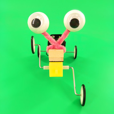 diy科技小制作电动模型爬虫拼装机器人小发明科学实验手工材料包