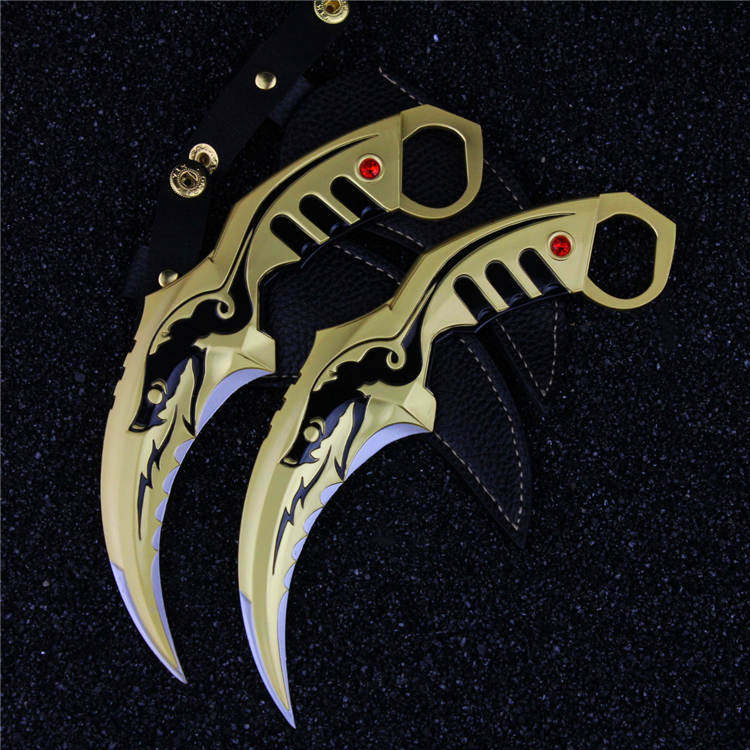 店铺的商品 穿越火线武器 仿真鹰爪金属实物大号刀具 cf毒牙鹰爪兵器