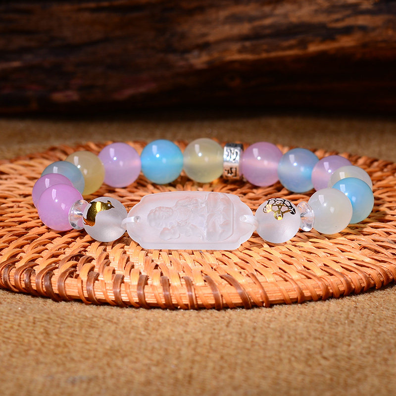 属马2017年如意珠手五行开泰手链肖马大势至菩萨本命佛男女