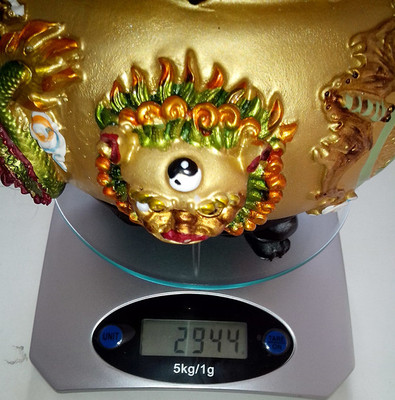 清馨堂风水馆聚宝盆树脂精雕道教用品风水用品吉祥家居财神坛聚财