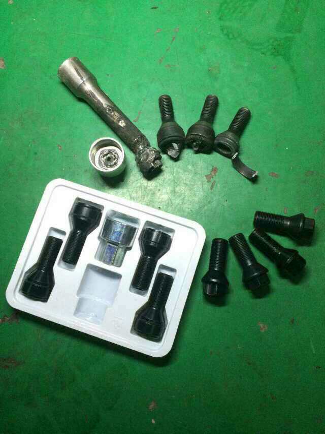 宝马轮胎螺丝1系-3系-5系-6系-7系x3-x5-x6防盗螺丝 供应