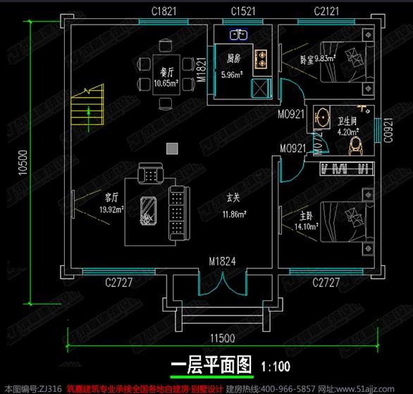 二層別墅設計圖紙效果圖農村別墅自建房設計圖紙全套施工圖效果圖